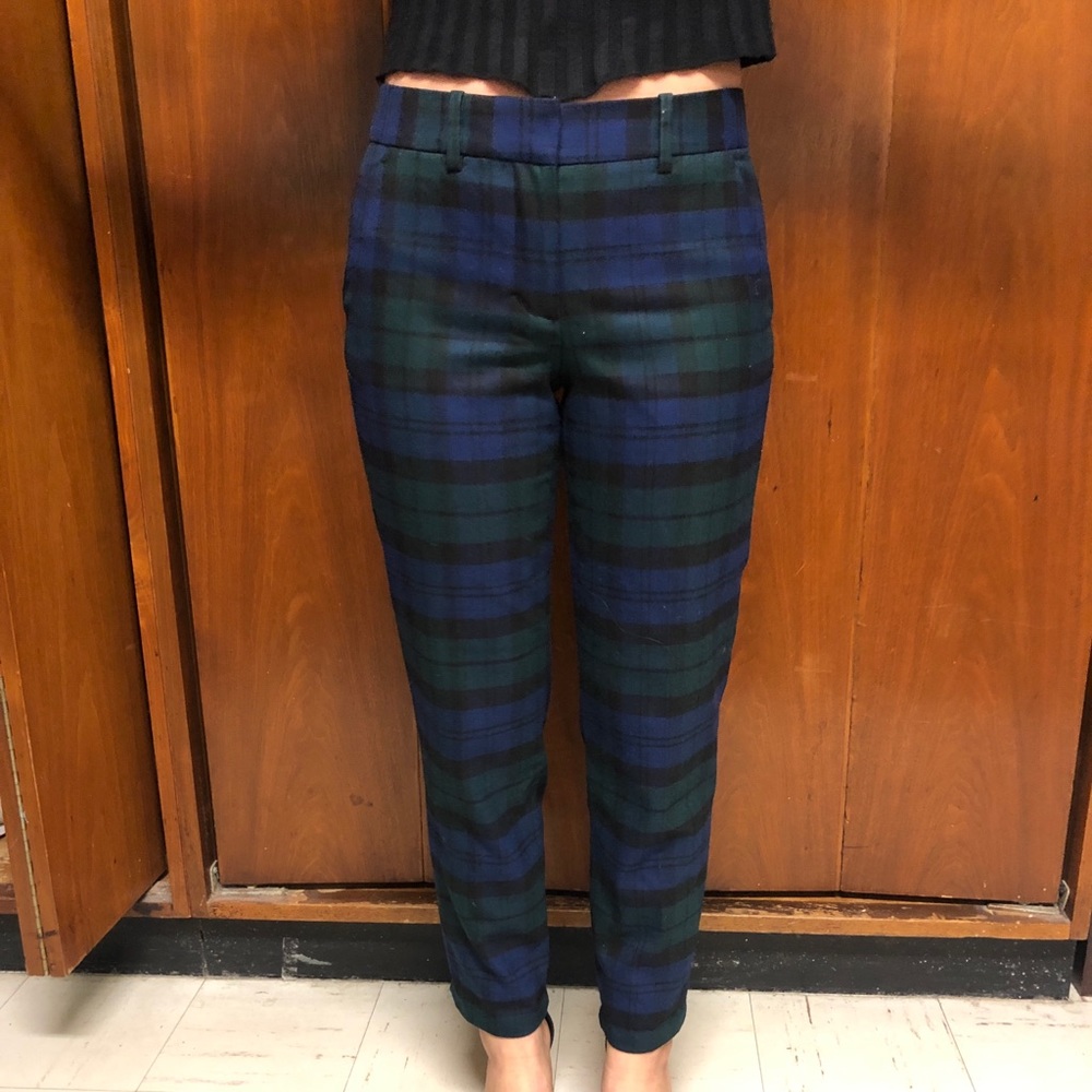 Beautiful J. Crew plaid pants